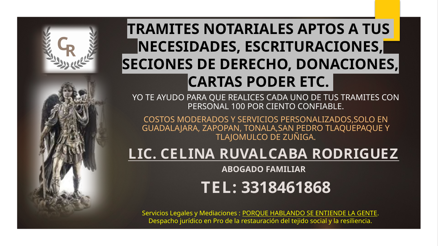 Vista previa del documento Trámites notariales